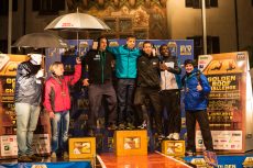 Siegerehrung Männer Weitsprung